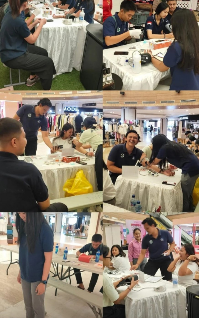 Kegiatan posyandu remaja Kel Kuta berlokasi di Lippo plaza ( 23/3/2025)